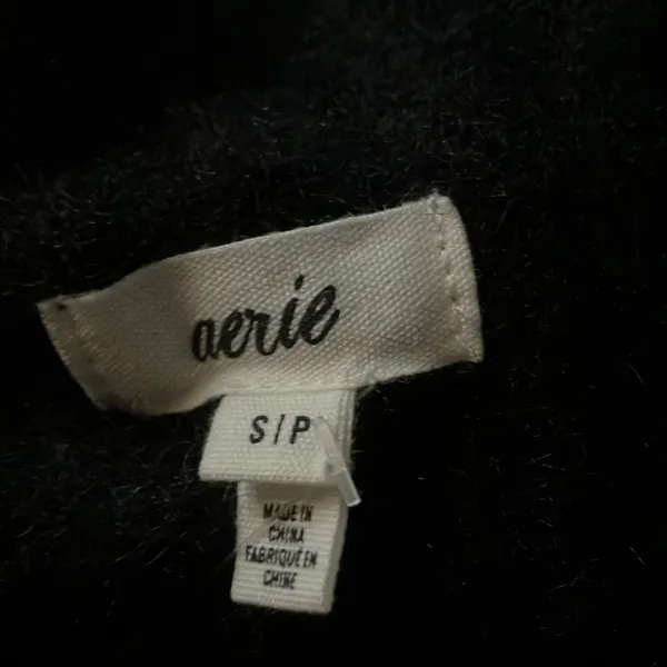 Aerie Womens Black Buttercream Sweater Midi Pencil Skirt - Image 8