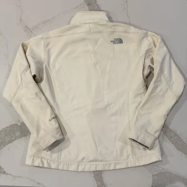 The North Face Apex Bionic Jacket Women’s Large White Dune Windproof Softshell - Image 9