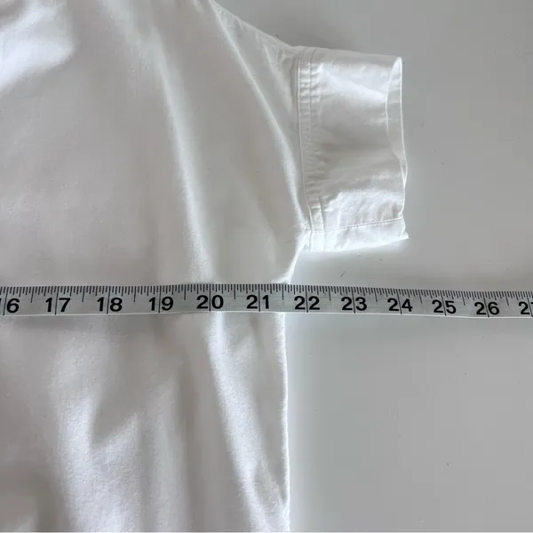 Madewell Women's‎ Park Popover Short Sleeve Shirt White - Image 6