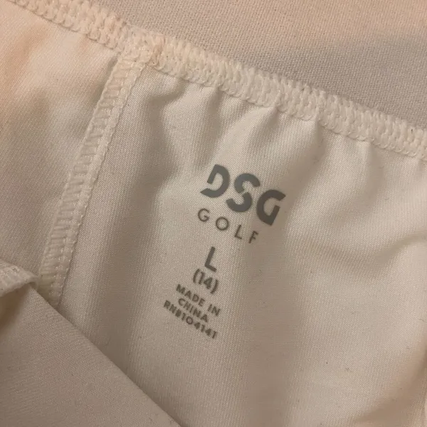 DSG Golf Girls White Active Skort White L (14) - Image 4