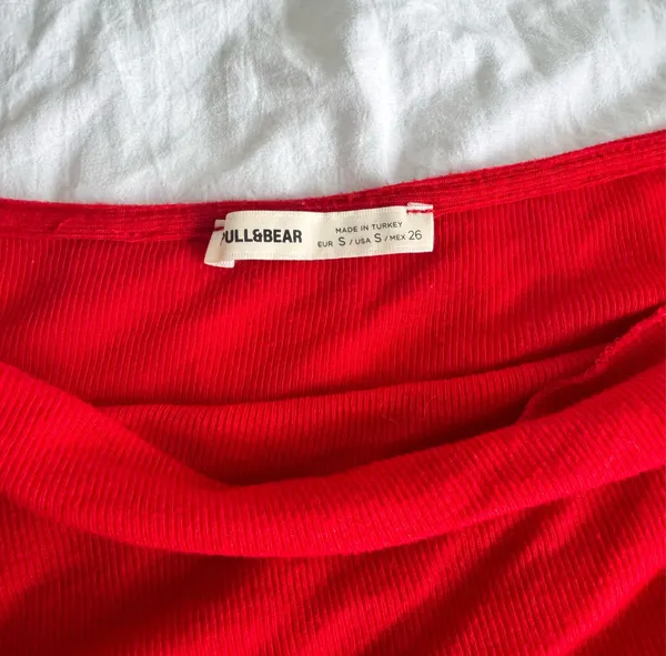 Pull & Bear Red Top - Image 3