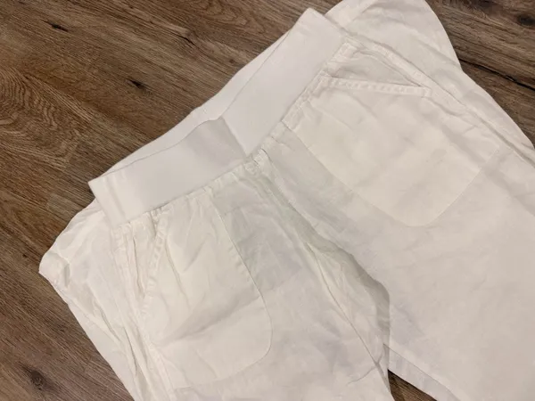 Allen Allen Linen Pants white  - Image 4