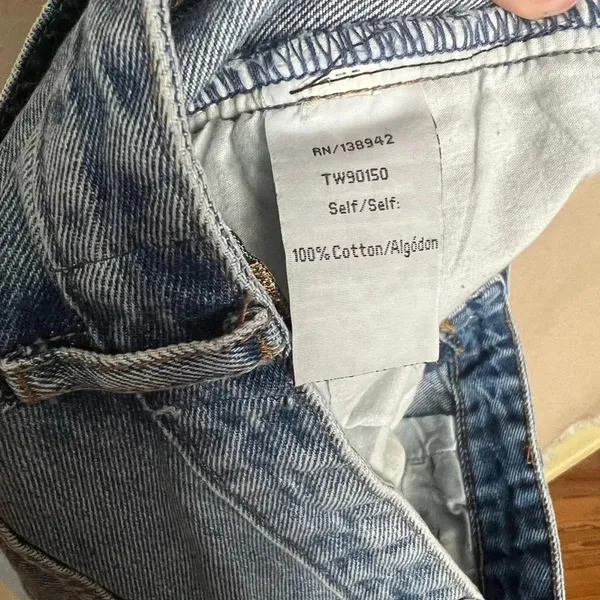 Twelve by OnTwelfth Women's Distressed Blue Jeans Size 29 High Rise - Image 10