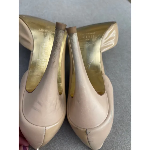 Ted Baker Saidaa 5-inch Dorsey heels patent leather Nude/Beige size 10 - Image 6