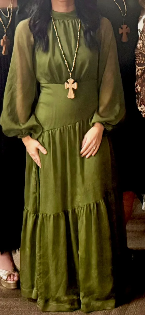 Petal & Pup Maxi Dress Olive - Image 2