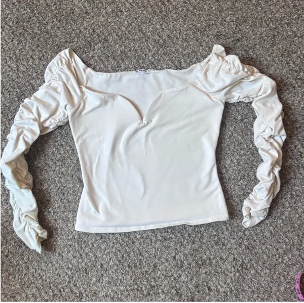 Reformation Sweetheart Neckline Top - Image 3