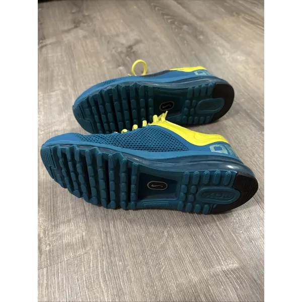 Nike Air Max‎ 2013 Women's Size 8.5 Running Shoes Teal Yellow - Image 8