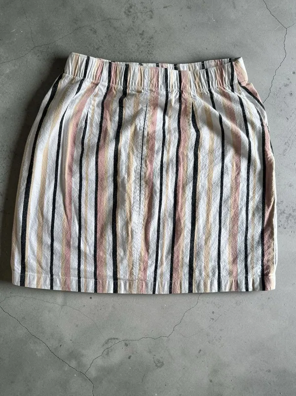Hollister Ultra High-Rise Striped Cotton Mini Skirt - Image 2