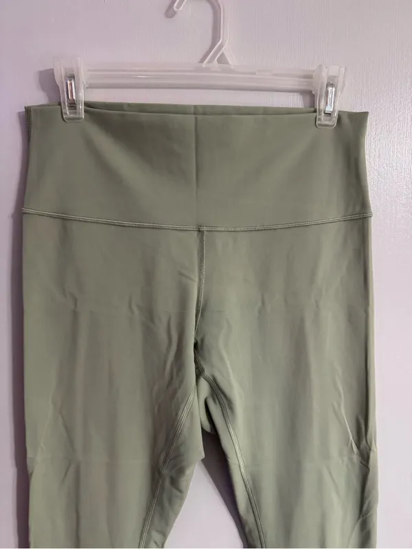 Lululemon Align Crop High-Rise Leggings in Sage Green Size 10 - Image 5