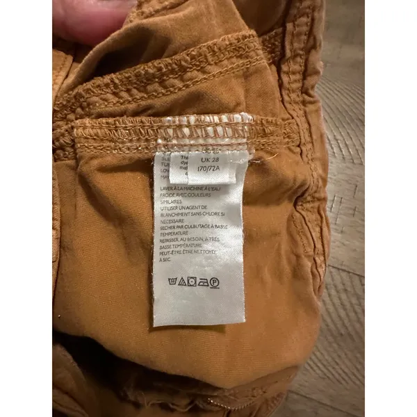Anthropologie‎ Pilcro "The Wanderer" Utility Shorts – Camel/Tobacco – Size 28/4 - Image 2