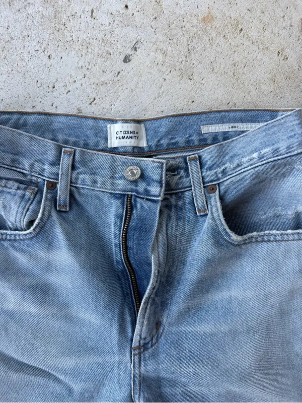 Citizens of Humanity Libby Premium Vintage Flare Jeans 24 Light Wash Made in USA - Image 4