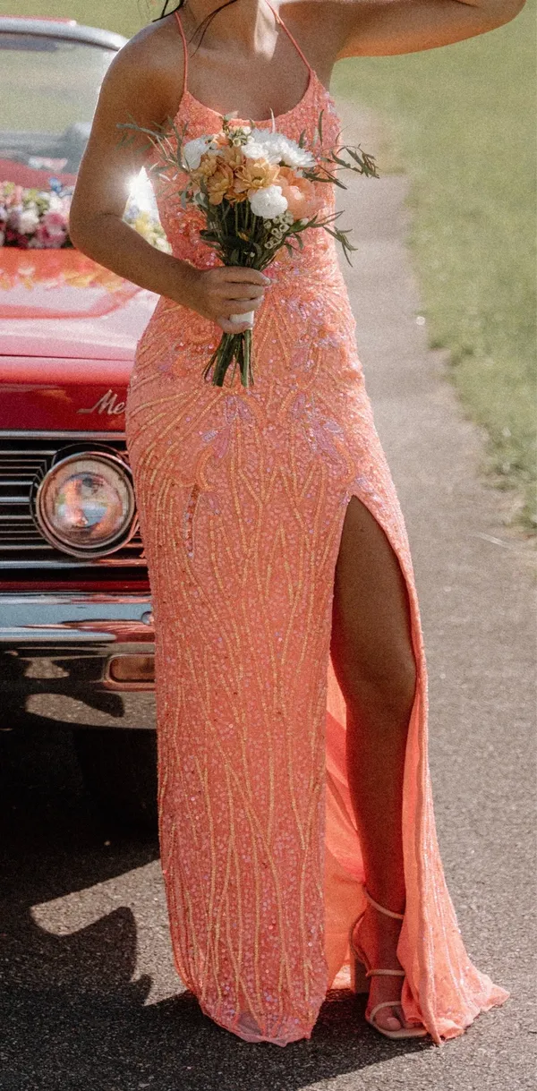 Prom dress Orange Size 00 - Image 2