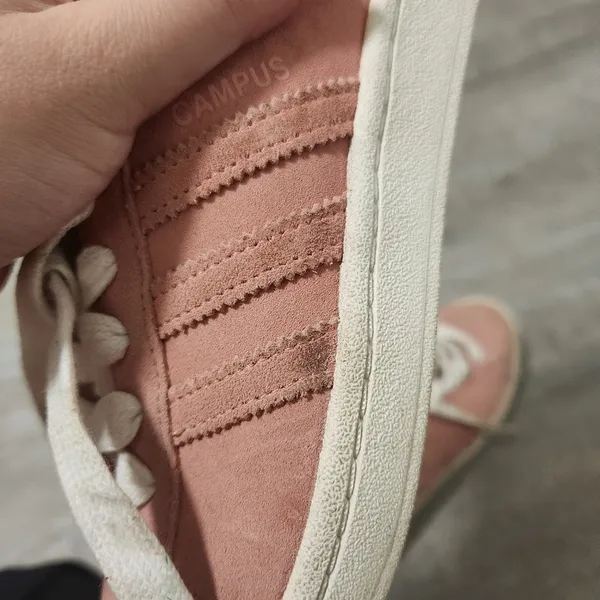 Adidas Pink Campus Sneakers Size 7 - Image 12