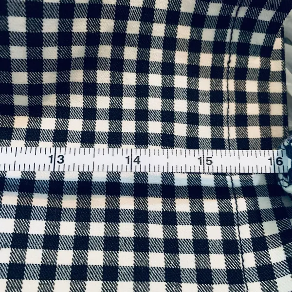 Women’s Shinestar Black And White Checkered Skirt Size M NWT - Image 9