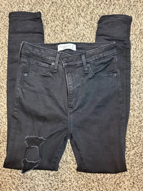 Abercrombie & Fitch High Rise Super Skinny Denim - Image 2