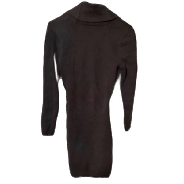 Lauren Ralph Lauren Buckle Wrap Sweater Dress Sz S Elegant Knit Workwear - Image 2