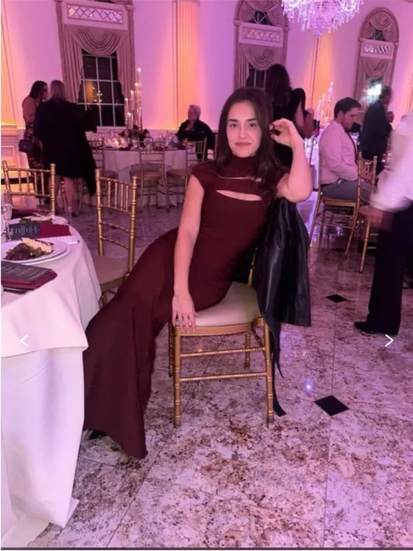 Hervé Léger Icon Cap Sleeve Gown - Image 2