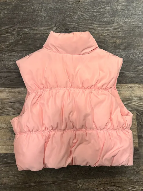 H&M Pink Puffer Vest - Image 2