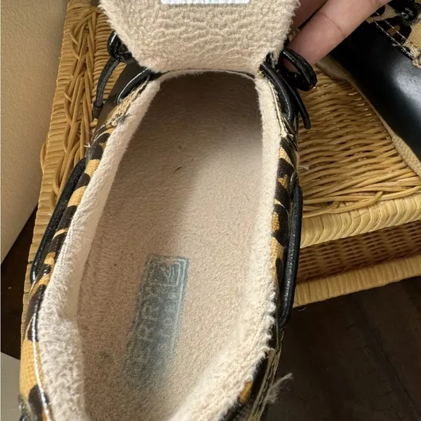Sperry Top Sider Duck Boots Women’s Size 7 Leopard Print Rubber Shoes EUC‎ - Image 3