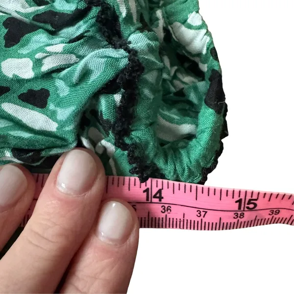 Poupette St Barth Green Floral Midi Dress - Image 9