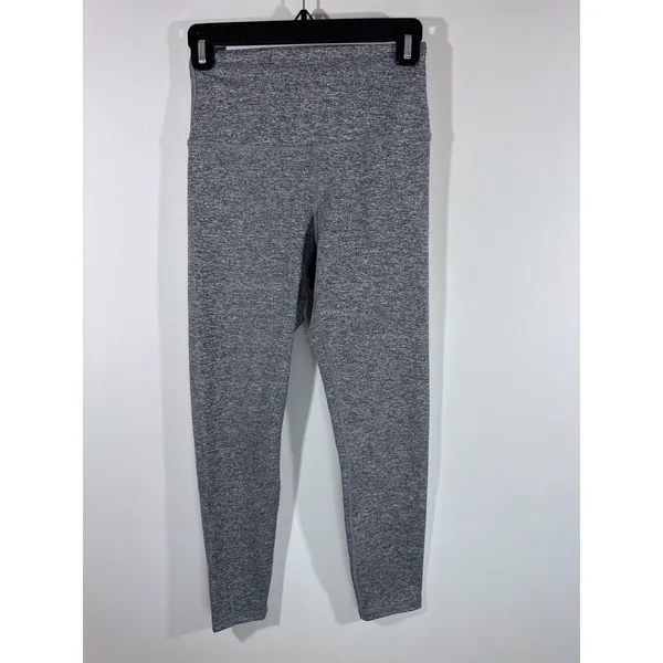 Quince Heather Charcoal Grey Ultra-Soft High-Rise Leggings Womens MED Sporty Gym - Image 2