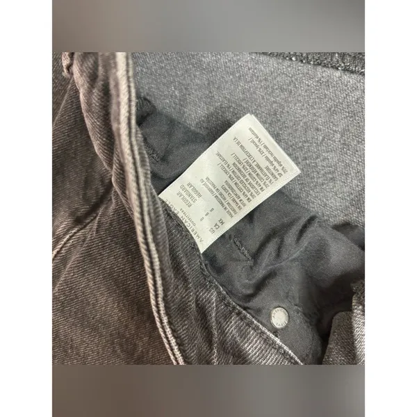 American Eagle Outfitters Black Denim Skinny Jeans high rise size 8 casual - Image 3