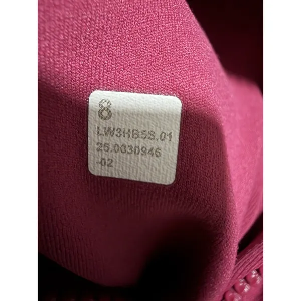 Lululemon Define Cropped Jacket Nulu Magenta Smoke‎ Gold Women's Sizes 8 - Image 11