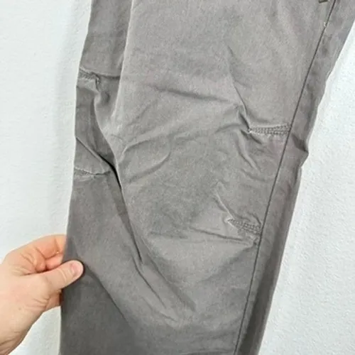 Vintage Y2K 2007 Classic Rise Old Navy Wide Leg Grey‎ Chino Pant Drawsting Hem - Image 9