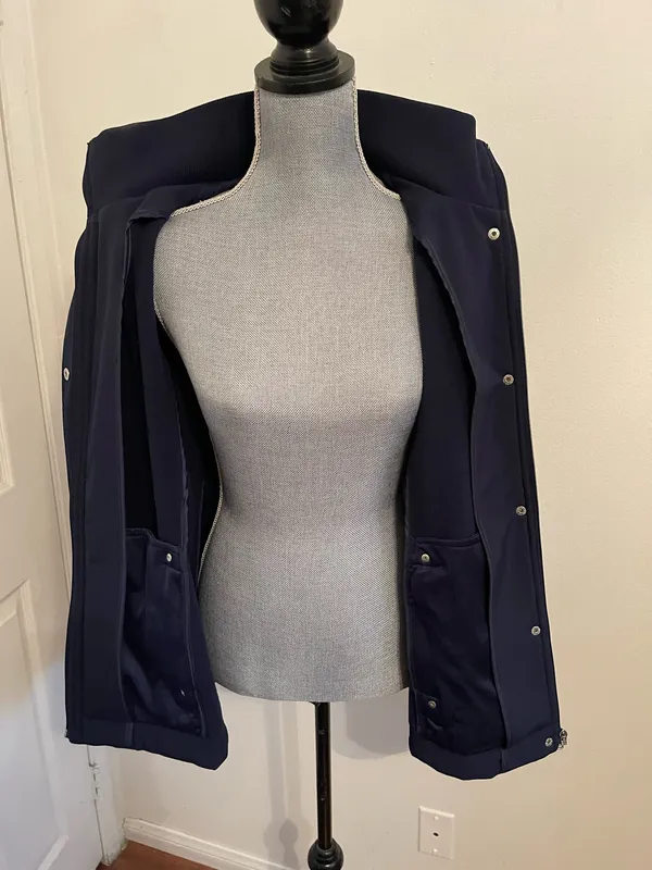Ralph Lauren Navy Quilted Utility Jacket. Size M - Image 14