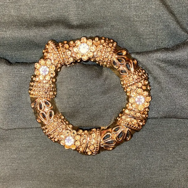 Green and Gold Rhinestone Top - Image 4