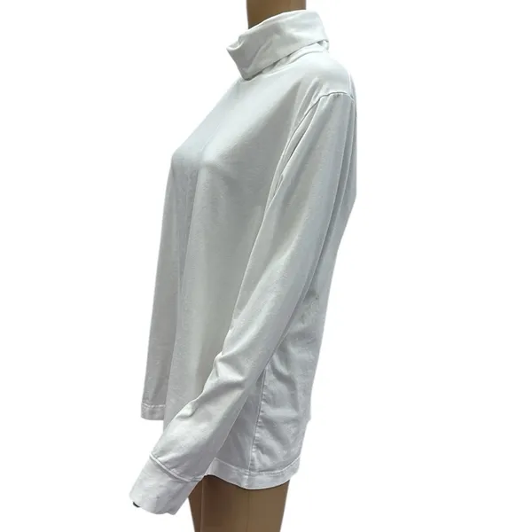 Cherokee White Long Sleeve Layering Turtleneck Cotton Spandex Blend Womens XXL - Image 3