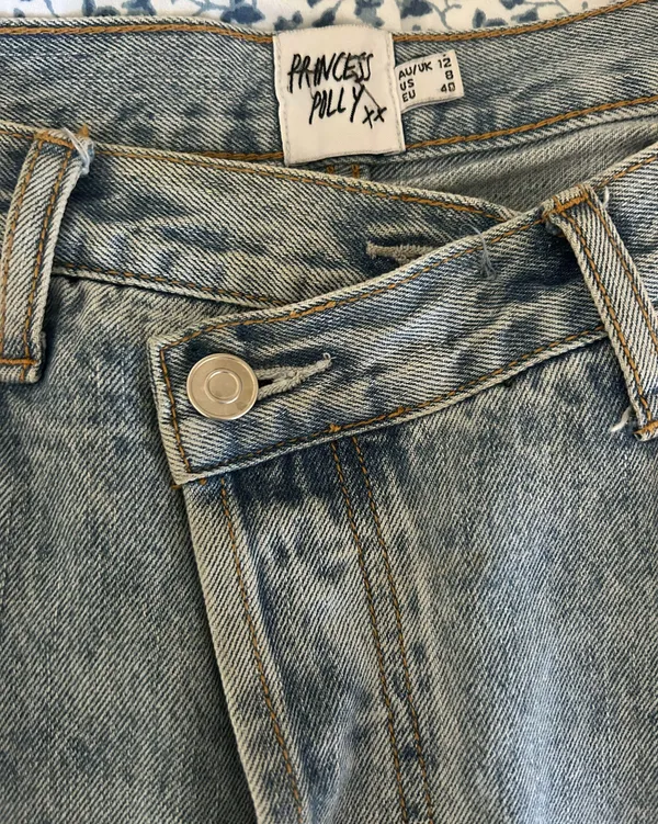 Princess Polly Crossover Jeans - Image 2
