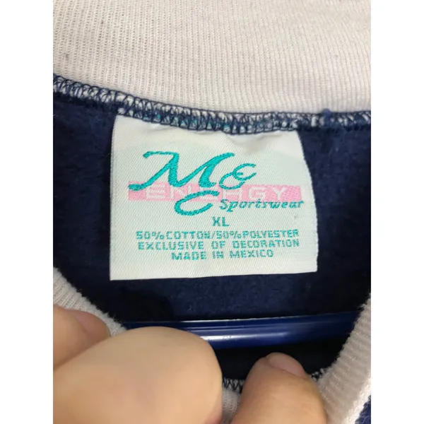 MC Energy Sportswear Sweatshirt Women XL Navy Excellent Let it Snow Cardinals - Image 2
