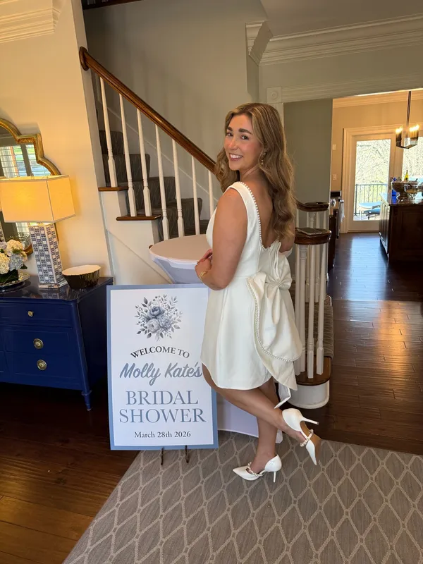 White bow dress - Image 4