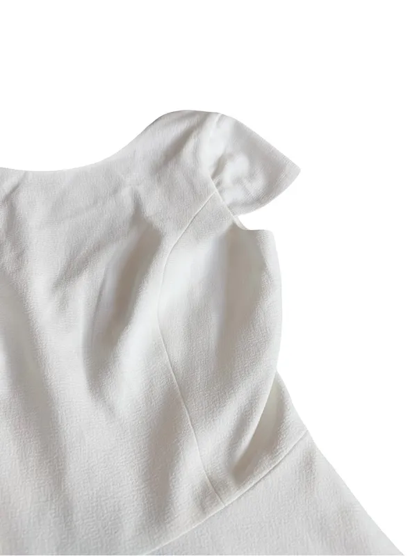 Dress The Population White A-Line Dress Party Special Occasion Size Small Womens - Image 3