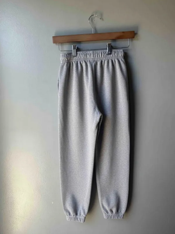 Nike Gray Fleece Jogger Sweatpants XS Athletic Lounge Pants - Image 2