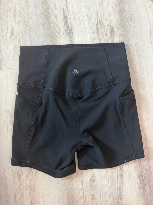 Athleta Black Biker Shorts - Image 4