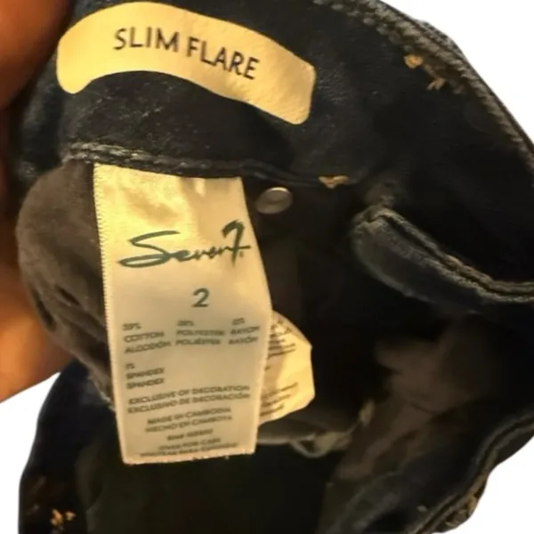 Seven 7 Slim‎ Flare Jeans - Image 7