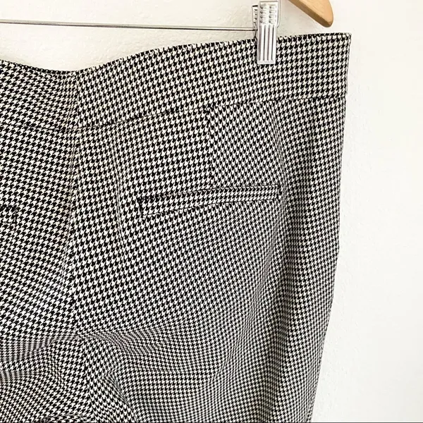 A.L.C.‎ James Pants Houndstooth Cotton Blend Black Cream Size 18 NWT - Image 10