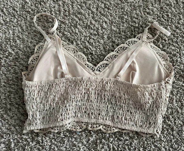 Lace Bralette Tan - Image 2