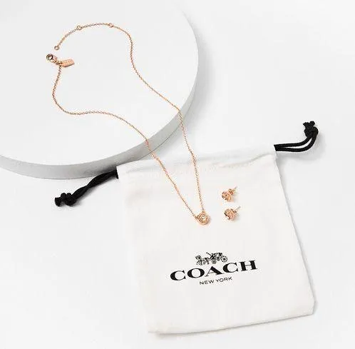 Coach Necklace And Earrings Set - Image 2