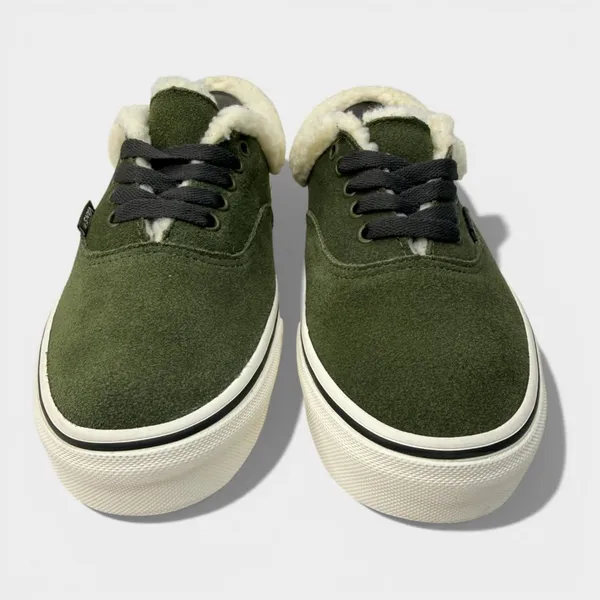 Vans Authentic Sherpa Mule Grape Leaf Green Suede Men 7 Women 8.5 VN000CP4KCZ - Image 4