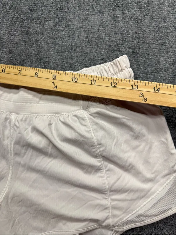 lululemon athletica Women’s 8 Light Beige Athletic lined Shorts - Image 2