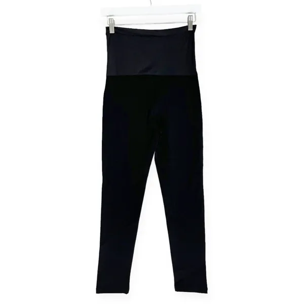 NWT Women’s Full Panel Maternity Leggings in Black Size Small - Image 2