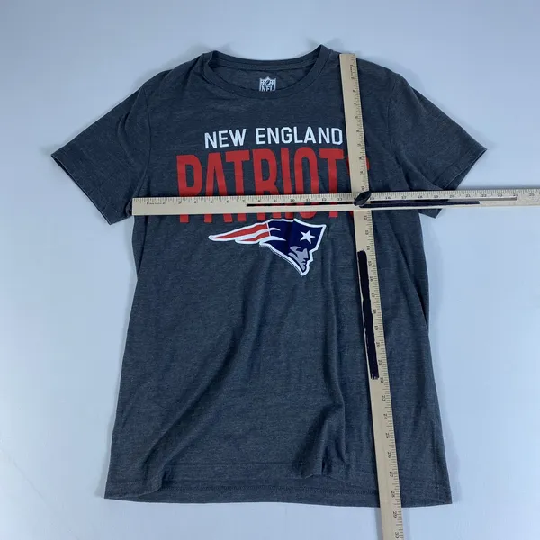 New England Patriots Shirt Adult Medium Blue Football Team Apparel 2016 NFL Mens - Image 5