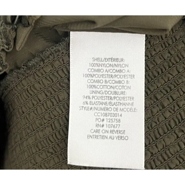 Alice + Olivia Moss Green Bell-Sleeve Crochet Collared Top Boho Fairy Grunge Witchy Ethereal - Image 11