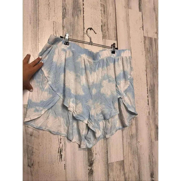 Old Navy Tie Dye Pajama Set XL | One World One Love Graphic Tee & Shorts Lounge - Image 8