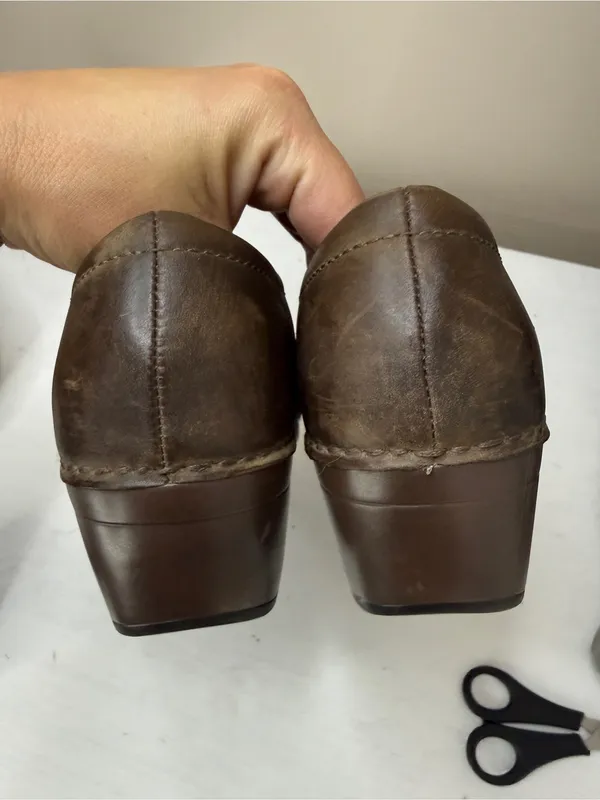 Dansko Stacie Clogs Leather Slip On Professional Academia Sz 38 or US 7.5-8 - Image 7