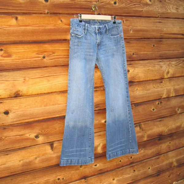 Citizens of Humanity Low Waist Wide Leg Jeans - Image 2