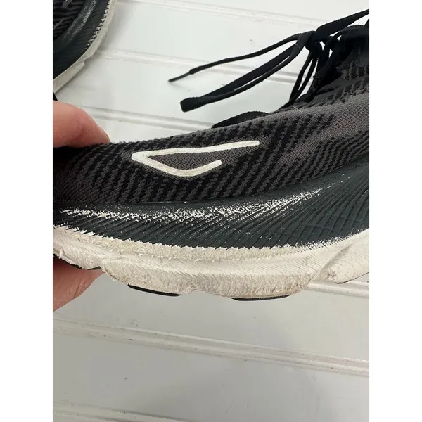Hoka One One Clifton 9 Womens 11D 11 Wide Black‎ Running Shoes Athletic Sneakers - Image 14